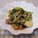 豆苗（とうみょう）の炒め物